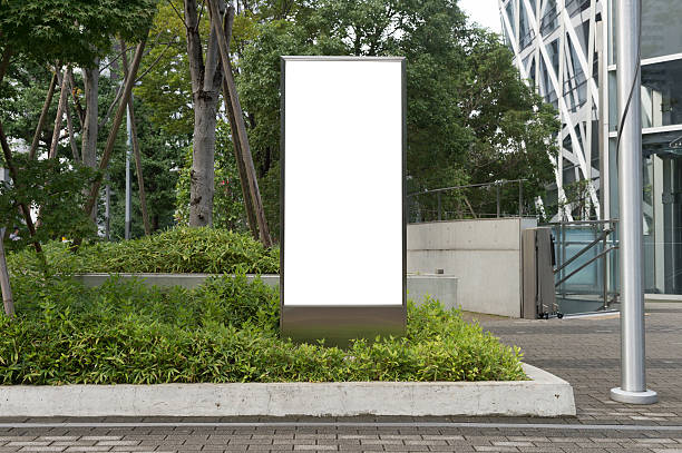istock Large blank billboard on a street wall 621615996