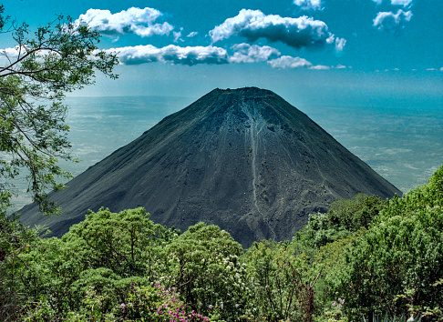 Santa Ana volcano outside San Salvador, El Salvador.