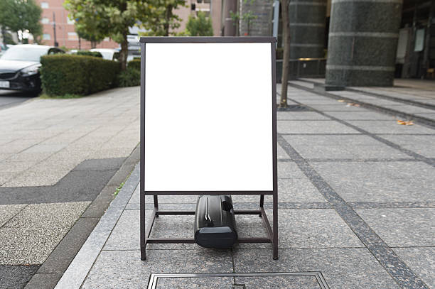 istock Large blank billboard on a street wall 621687150