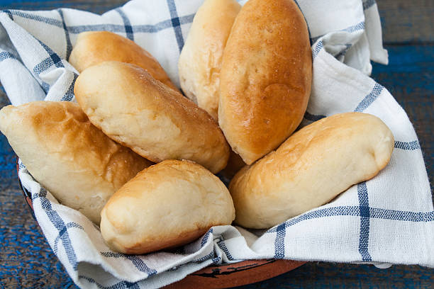 istock warm Russian pies with different fillings 621687152