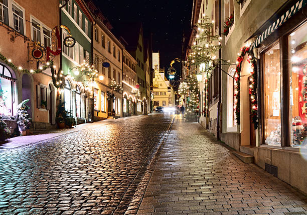 istock Rothenburg ob der Tauber at night 621688616