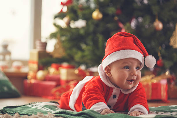 istock Christmas baby boy 621688704