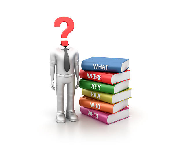 istock Books with Business Character and Question Mark 621691004