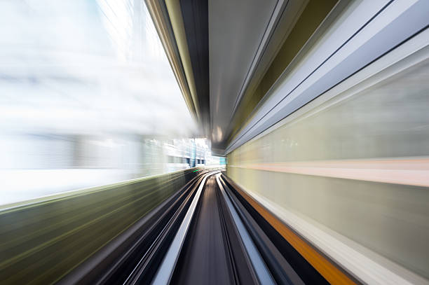 istock Speed motion in urban highway road tunnel 621691094