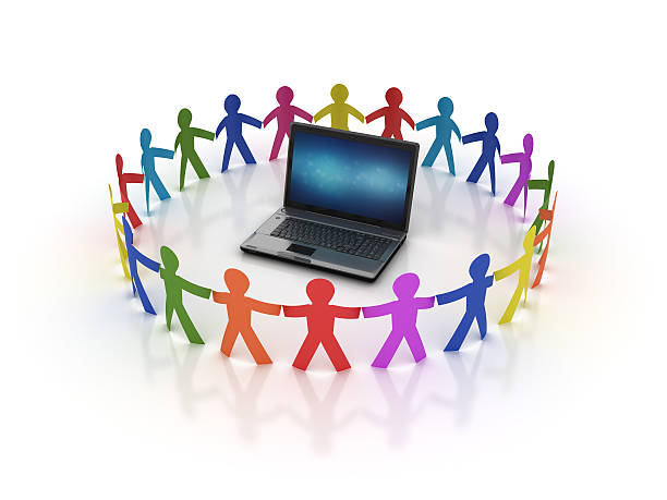 istock Circle of People with Laptop 621691648