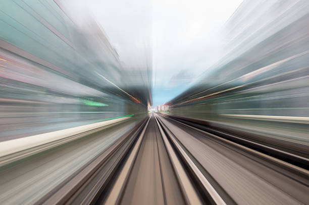istock Speed motion in urban highway road tunnel 621692056