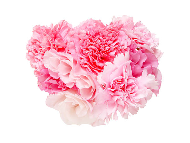 istock Bouquet of eustoma and carnation 621695176