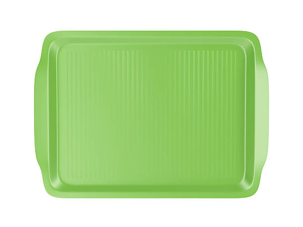 Top view of plastic tray