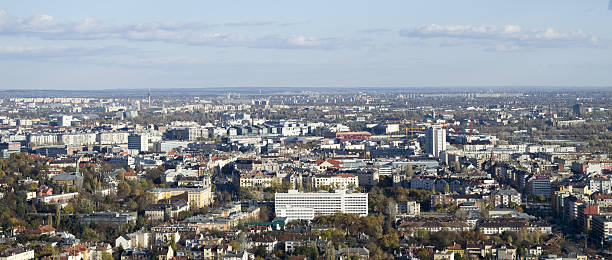 istock The buildings and the green 621706842