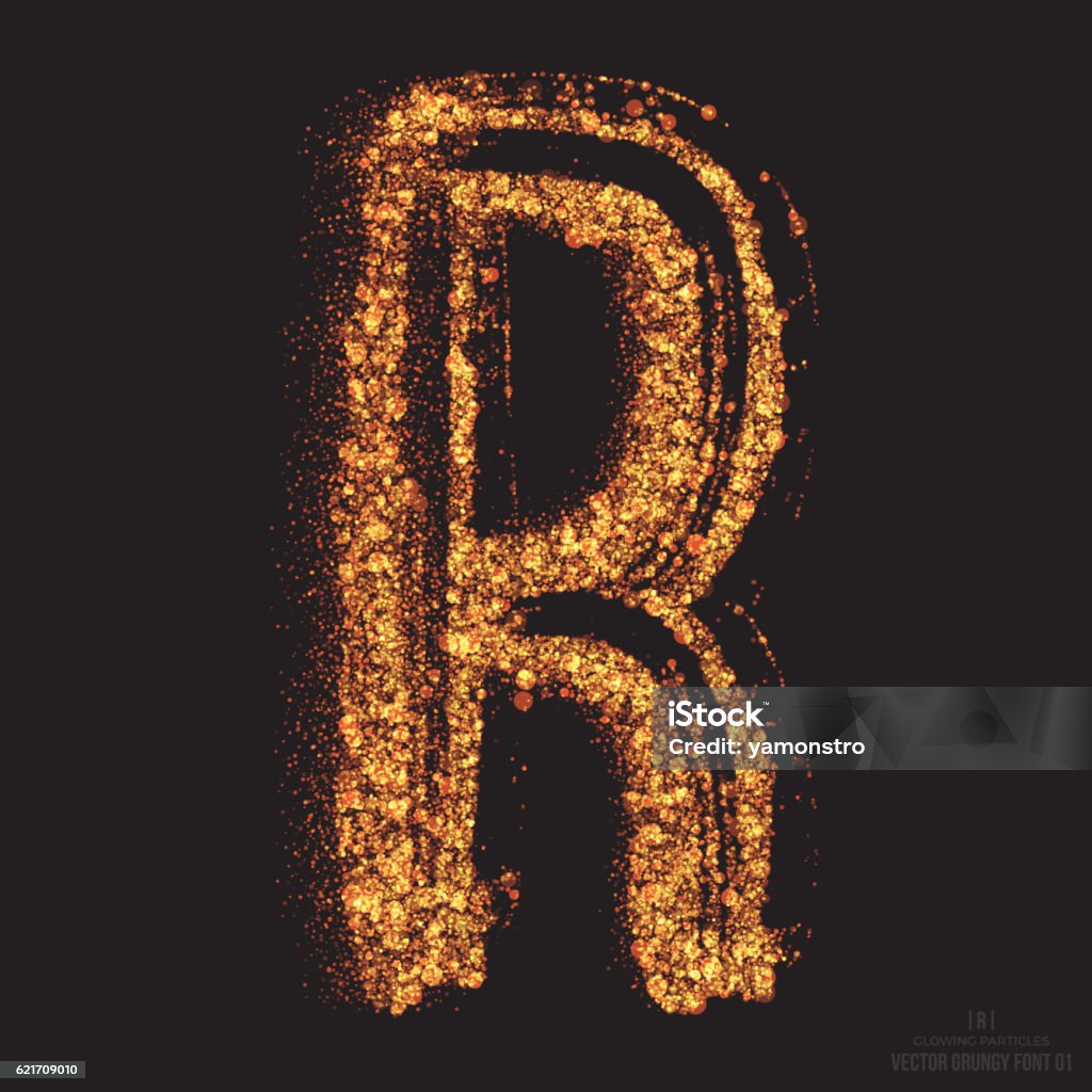 Letter R Istock Vector Grungy Font Letter R Stock Illustration - Download Image Now ...