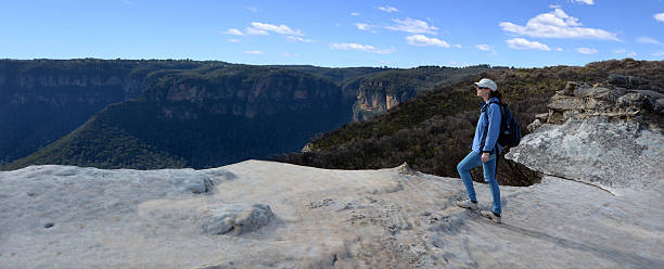 istock Landscape view from Lincoln Rock Flat Rock, Blue Mountains, Australia 621710702