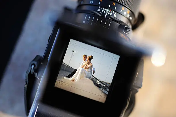 Photo of Shooting a wedding with a vintage camera