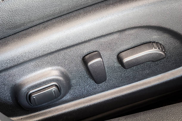 istock Car electric seat and adjustment button 621712628