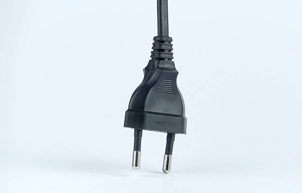istock Electricity plug,ac wire isolated on white background 621712912