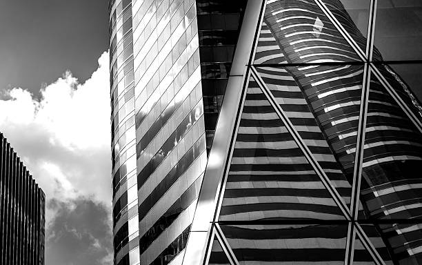 istock windows of business building with B&W color 621714968