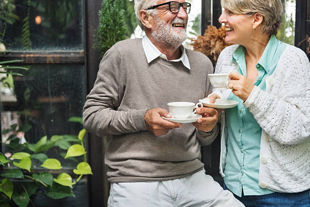 istock Afternoon Tea Leisure Casual Elderly Older Concept 621715634