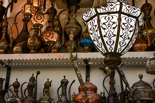 istock Mosaic Ottoman lamps from Grand Bazaar 621716174