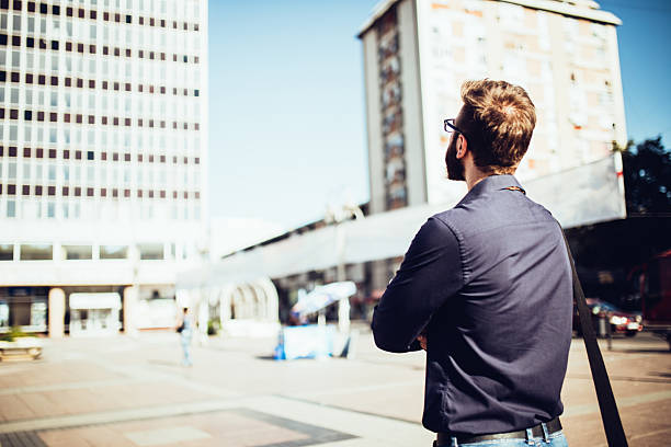 istock Modern man in the city 621716526