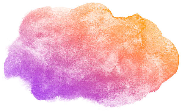 istock Abstract purple watercolor background. 621718682