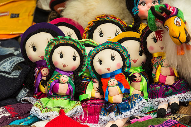 istock Handicrafts toys from Peru. 621719268