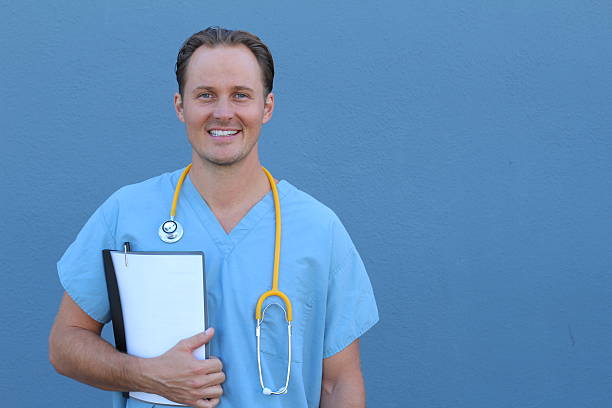 istock Friendly medical male doctor smiling 621720432