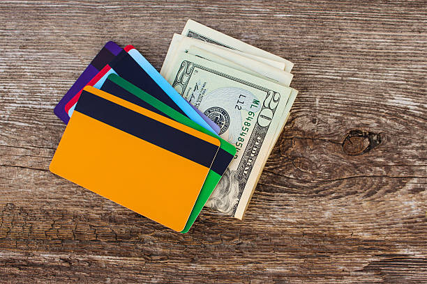 istock Credit card and dollars 621720918