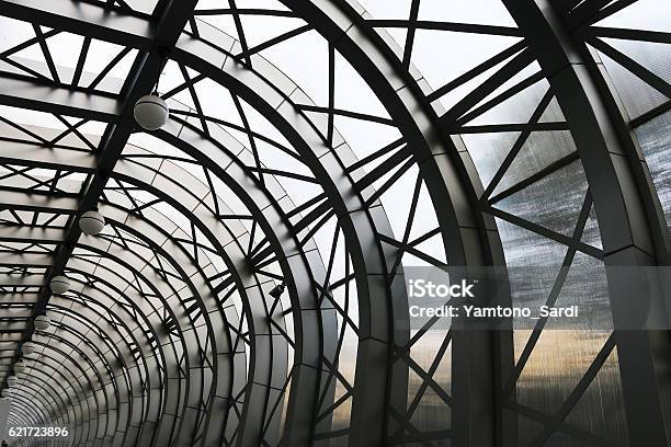 Dachbrückenbau Stockfoto und mehr Bilder von Abstrakt - Abstrakt, Tragender Balken, Metall