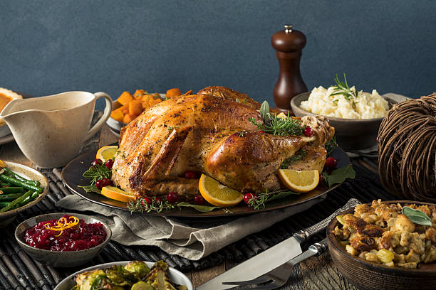 istock Homemade Thanksgiving Turkey Dinner 621724400