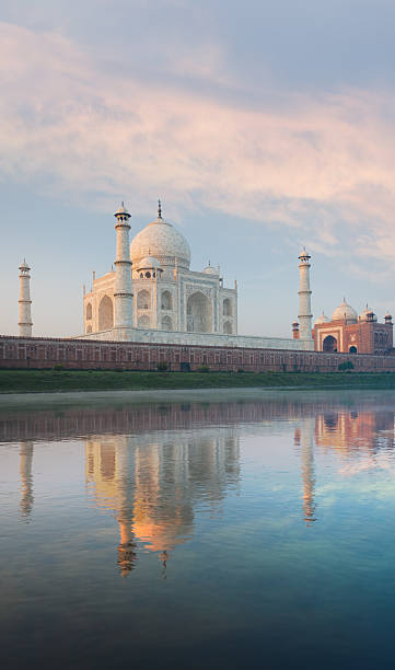 istock Jamuna River Reflection Taj Mahal Sunrise Rear 621724706
