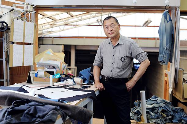 istock The senior tailor who produces denim 621725614