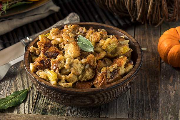 istock Fresh Homemade Thanksgiving Turkey Stuffing 621726300