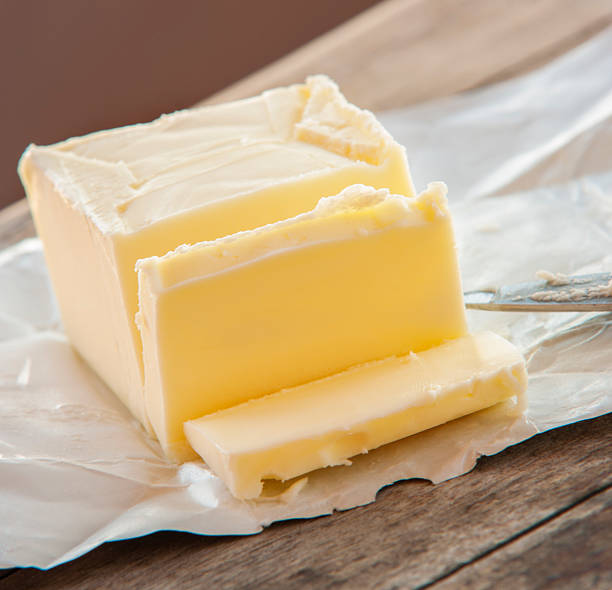 istock Stick of butter, cut 621727112