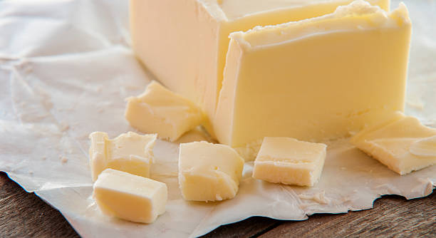 istock Stick of butter, cut 621727396