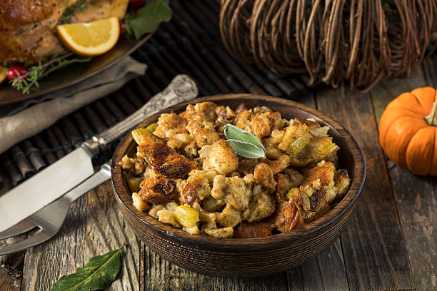 istock Fresh Homemade Thanksgiving Turkey Stuffing 621727642