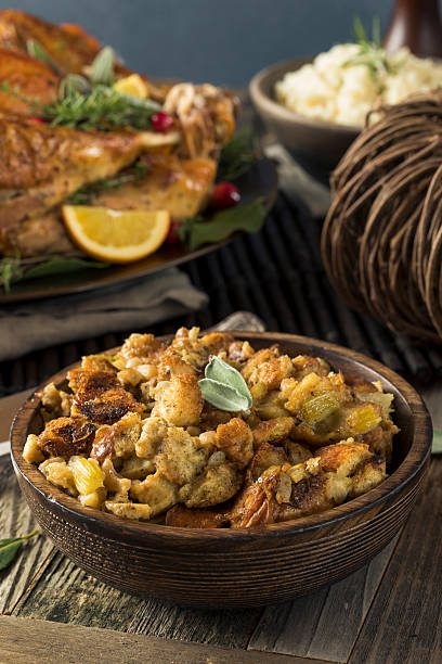 istock Fresh Homemade Thanksgiving Turkey Stuffing 621727980