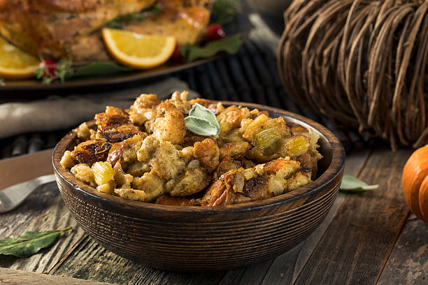 istock Fresh Homemade Thanksgiving Turkey Stuffing 621728260