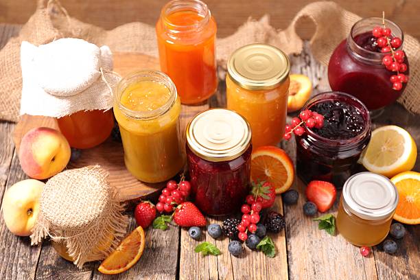 istock collection of jar of jam 621732692