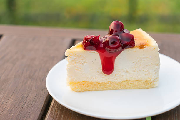 Slice of New York Cheesecake