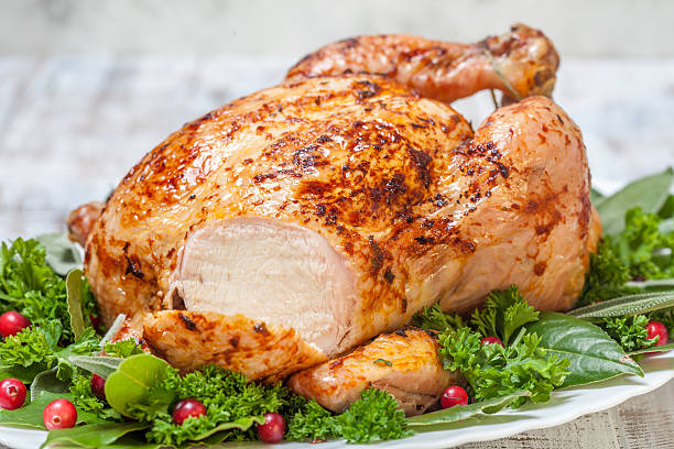 istock Whole Roasted Chicken for holidays 621821402