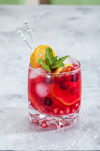 istock cranberry cocktail with ice and mint 621822654