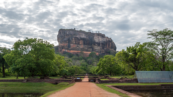 Sigiriya (Lion Rock) towers 200m over the surrounding plains.