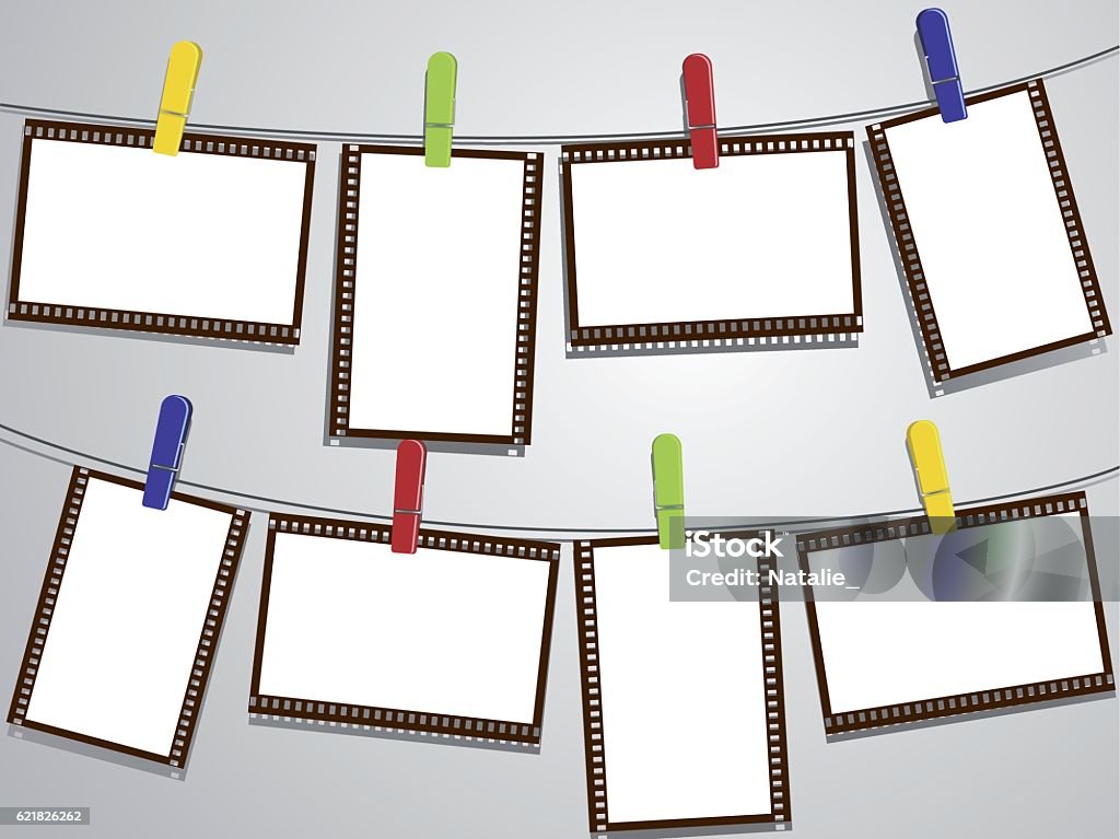Image Frame Framework Photo Frameworks Stock Illustration - Download Image Now - Camera Film ...