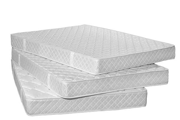 istock Orthopedic mattress. Isolated 621835268