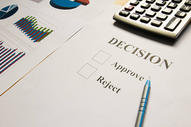istock Decision paper for approve and reject 621840006