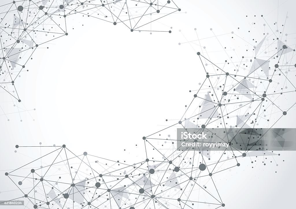 Abstract technology futuristic network Abstract stock vector
