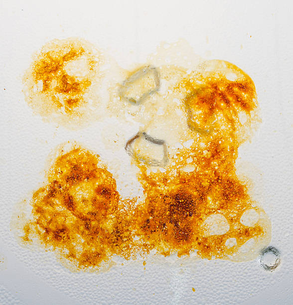 istock close up of dirty texture on glass dish 621841100