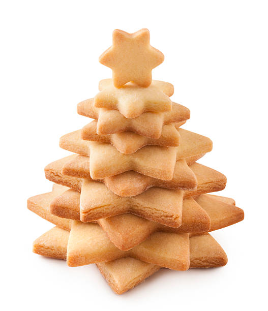 cookie sapin de noël - cookie christmas shortbread christmas tree photos et images de collection