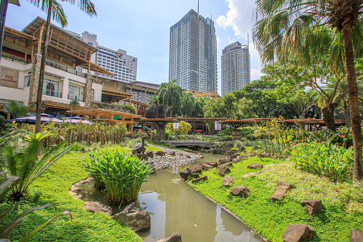 Manila, Philippines - November 9, 2016: Greenbelt Shopping Mall at Makati in Metro Manila, Philippines
