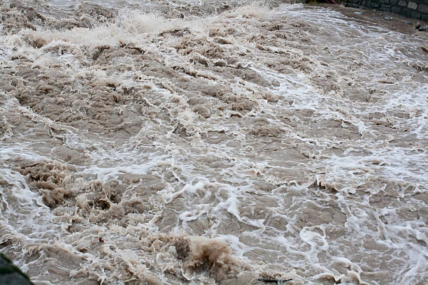 istock High water flow in river after heavy rains 621847590