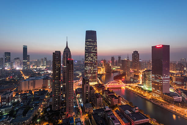 istock China Tianjin City Lights 621850432